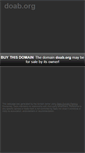 Mobile Screenshot of doab.org