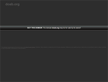 Tablet Screenshot of doab.org